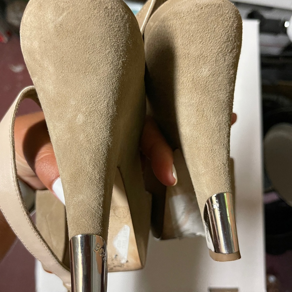 BCBG Suede Heels